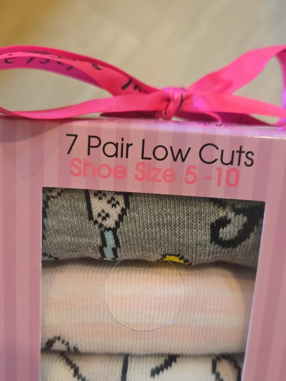 New Betsey Johnson 7 Pairs Low Cut 